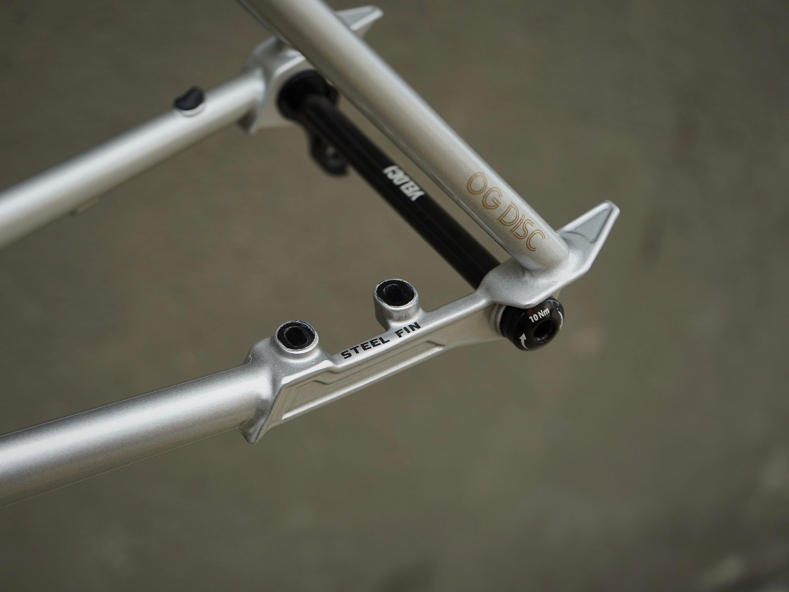 VELOCI OG Disc Chromoly Steel Frame Set, road bike disc enduro, view 5