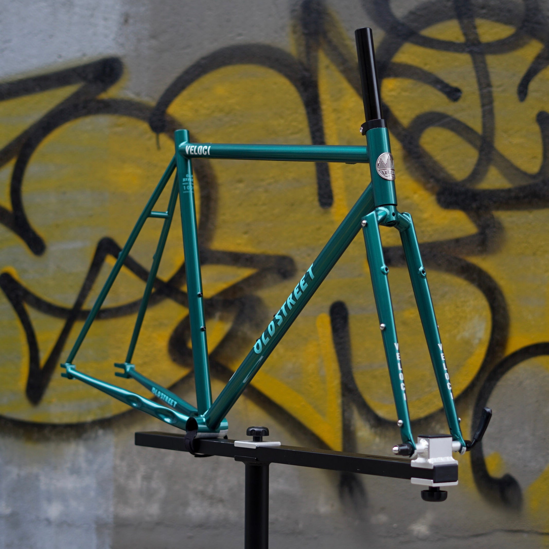 VELOCI Old Street Frame Set V1.1, chromoly steel track fixed gear fixie, view 2
