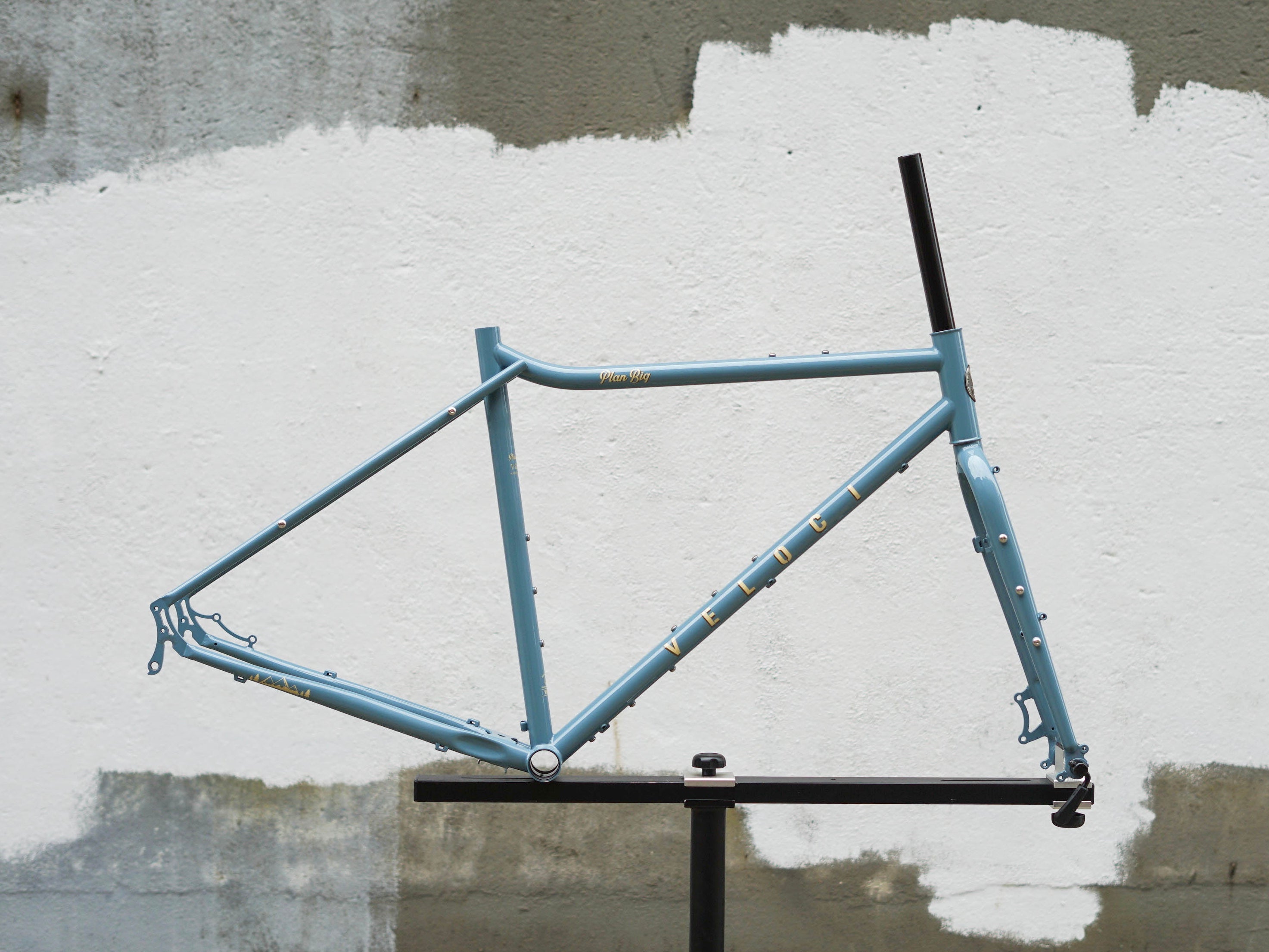 VELOCI Plan Big V.3 Chromoly Steel Frame Set, touring gravel bikepacking commuting, primary view