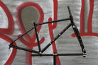 VELOCI Roadmance Chromoly Steel Frame Set with Carbon Fork, gravel bikepacking monstercross, alternate angle