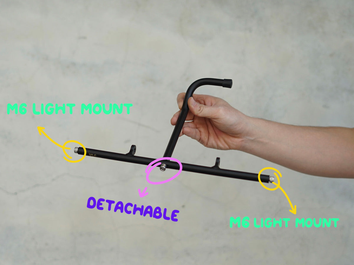 VLCmade Jaw Lifter Handlebar Bag Support Front Rack, view 1