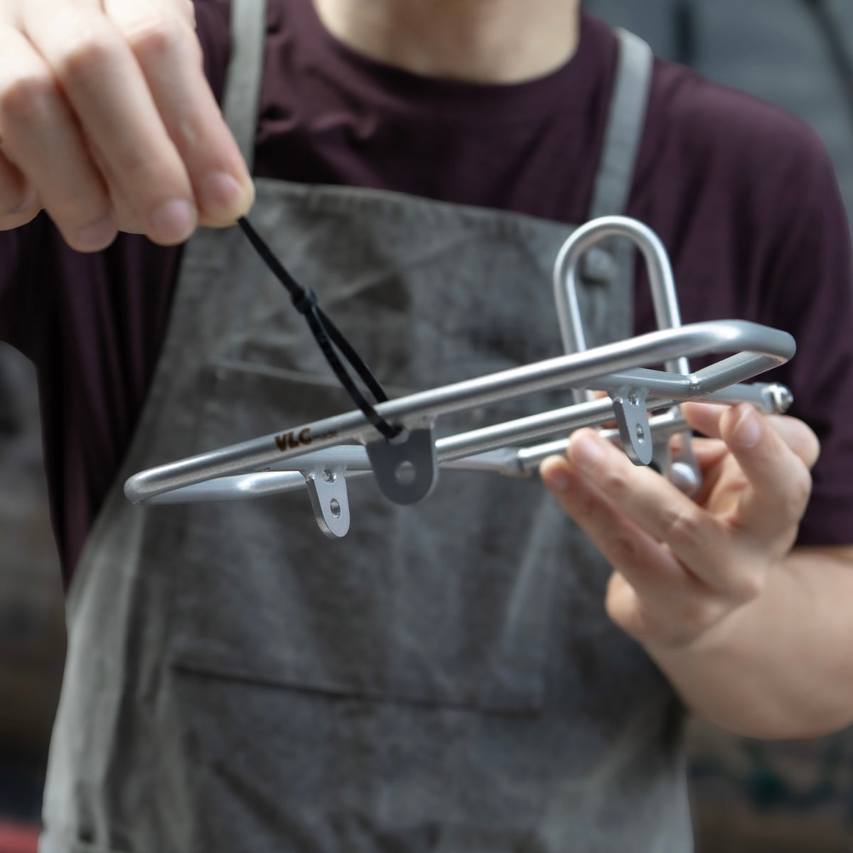 VLCmade Plano Front Rack, chromoly steel, view 3