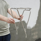 VLCmade Wednesday Night Stainless Steel Rear Rack, Polish Silver, view 5