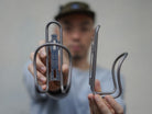 VLCmade Titanium Space Bottle Cage, bidon water bottle holder, view 1