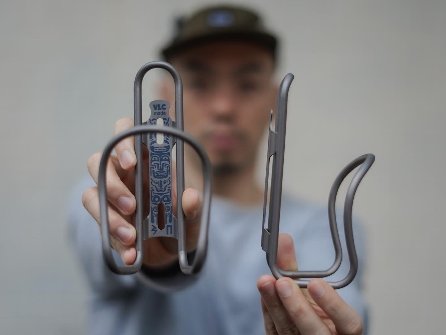 VLCmade Titanium Space Bottle Cage, Flaschenhalter, Ansicht 1
